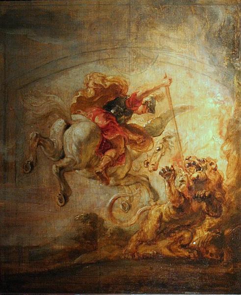 Peter Paul Rubens Pegasus and Chimera oil painting image